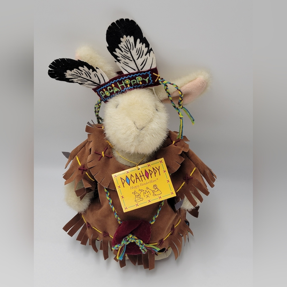 90's Pocahoppy Hoppy VanderHare Rabbit Native American Outfit Bunny Vintage Hare